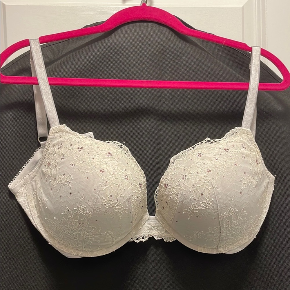 Elegant Lace White Bra